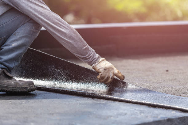 Professional Emergency Waterproofing technician working in Rockwood, MI